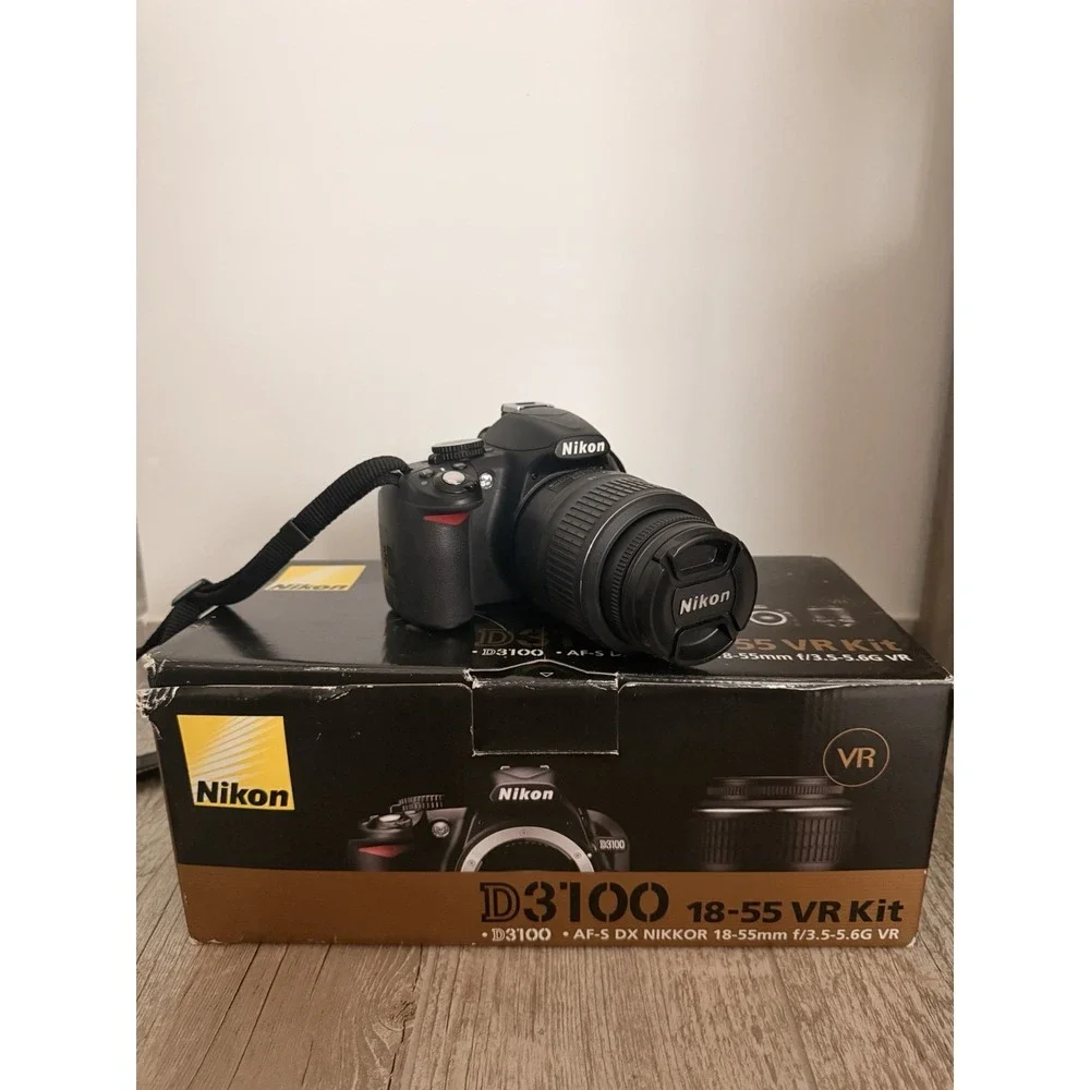 Nikon D3100 Digital SLR Camera with 18-55mm VR Len Kit With Box And Charger